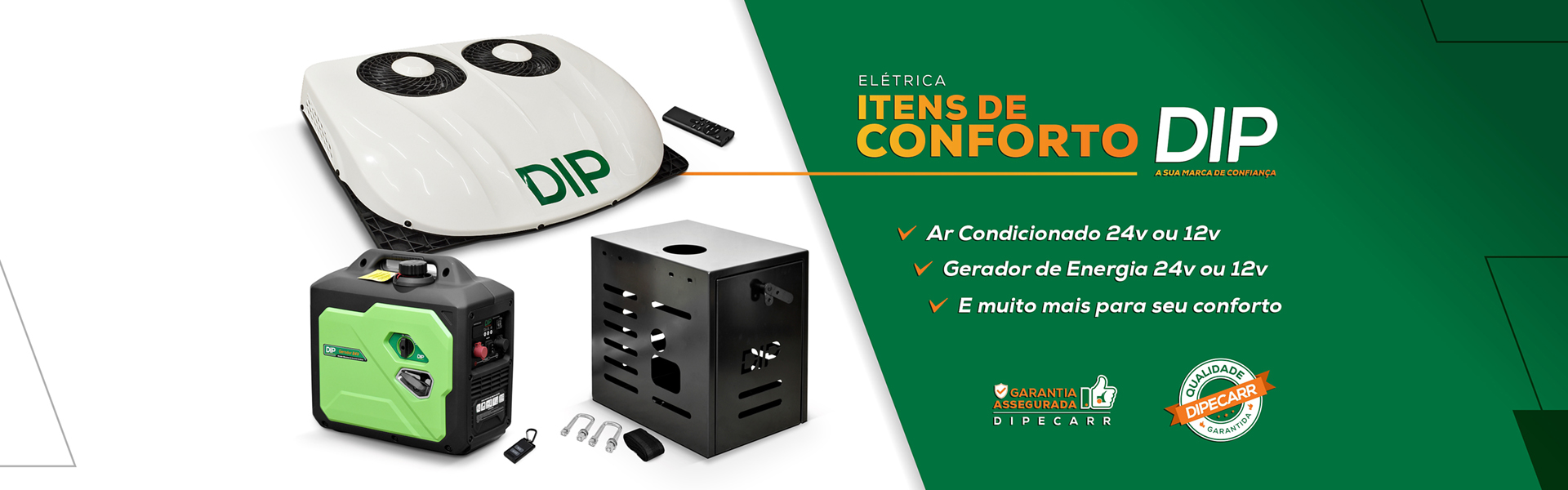 Banner Home - Ar Condicinoado DIP / Gerador DIP