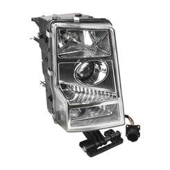 FAROL PRINCIPAL DE LÂMPADA E CHICOTE COM CONECTOR DE 9 VIAS REDONDO DO VOLVO LADO DIREITO - FARO21A-D-DIP