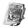 FAROL PRINCIPAL COMPLETO PISCA E FAROL DE LÂMPADA COM DRL DE LED E DE 6 VIAS COM LENTE ÓPTICA DO VOLVO LADO ESQUERDO - FARO40A-E-DIP