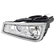 FAROL AUXILIAR DE FOCO DUPLO COM MILHA NEBLINA E CONECTOR DE 3 VIAS DO VOLVO LADO ESQUERDO - FARO36A-E-DIP
