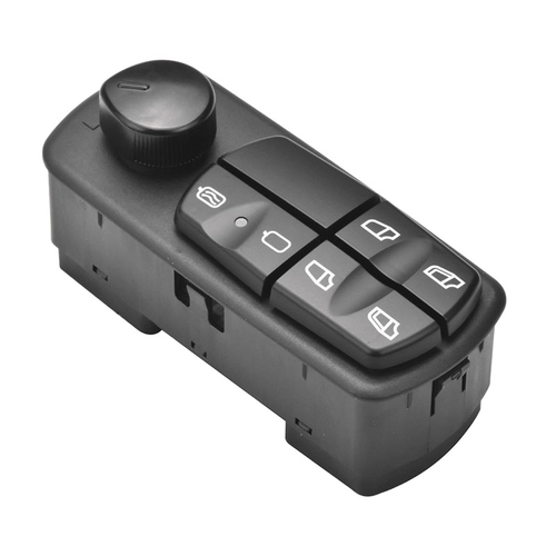 INTERRUPTOR DE ACIONAMENTO DO VIDRO ELÉTRICO COM CONTROLE DOS RETROVISORES E DESEMBAÇADOR DO MERCEDES BENZ LADO ESQUERDO - INTE18A-DIP