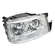 FAROL PRINCIPAL DUPLO COM SUPORTE E SEM MOTOR DE CONECTOR PARA DRL NA MEIA LUZ DO MAN E VOLKSWAGEN LADO DIREITO - FARO42A-D-DIP