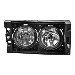 FAROL AUXILIAR DE LÂMPADA DE FOCO DUPLO SENDO MILHA E NEBLINA PARA CONECTOR DE 2 VIAS DO DAF LADO DIREITO - FARO63A-D-DIP