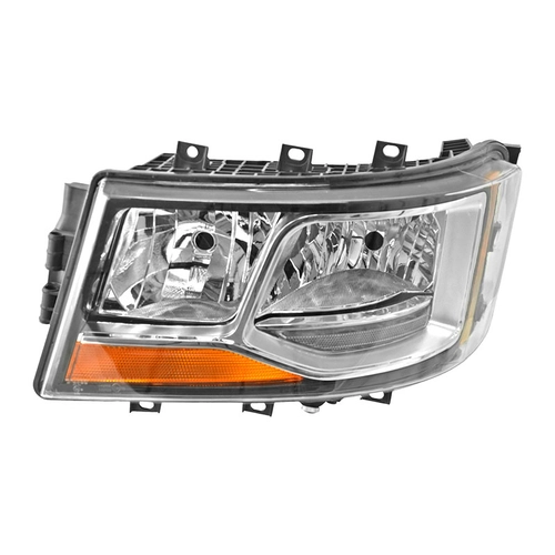 FAROL PRINCIPAL COMPLETO COM MOTOR DE REGULAGEM PARA CONECTOR DE 9 VIAS DO SCANIA LADO ESQUERDO - FARO71A-E-DIP
