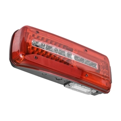 LANTERNA TRASEIRA COM VIGIA DE LED E CONECTOR DE 6 VIAS DO VOLKSWAGEN MAN E DAF LADO ESQUERDO - LANT167A-E-DIP