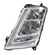 FAROL PRINCIPAL DE LÂMPADA COM DRL E CONECTOR DE 7 VIAS DO VOLVO LADO ESQUERDO - FARO51A-E-DIP