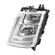 FAROL PRINCIPAL DE LÂMPADA COM DRL E CONECTOR DE 7 VIAS DO VOLVO LADO ESQUERDO - FARO51A-E-DIP