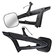 RETROVISOR AUXILIAR FRONTAL COM REGULAGEM MANUAL E DESEMBAÇADOR DO MERCEDES BENZ - RETR46A-DIP