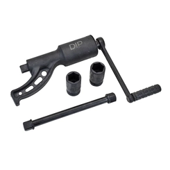 DESFORCÍMETRO COM PORCA E CHAVE DE 32 E 33MM COMPLETO COM MALETA DE 680KG - DESF01A-DIP
