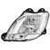 FAROL PRINCIPAL COMPLETO SEM MOTOR DE REGULAGEM PARA CONECTOR DE 8 VIAS DO DAF LADO ESQUERDO - FARO88A-E-DIP