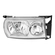 FAROL PRINCIPAL DE LÂMPADA SEM MEIA LUZ DO SCANIA LADO DIREITO - FARO35B-D-DIP