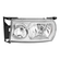 FAROL PRINCIPAL DE LÂMPADA SEM MEIA LUZ PARA CONECTOR DE 4 VIAS DO SCANIA LADO ESQUERDO - FARO35B-E-DIP