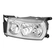 FAROL PRINCIPAL DE LÂMPADA SEM MEIA LUZ PARA CONECTOR DE 4 VIAS DO SCANIA LADO ESQUERDO - FARO35B-E-DIP