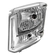 FAROL PRINCIPAL DE LÂMPADA COM DRL E CONECTOR DE 6 VIAS DO VOLVO LADO ESQUERDO - FARO64B-E-DIP