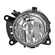 FAROL AUXILIAR DE NEBLINA COM LENTE DE VIDRO E CONECTOR DE 2 VIAS DO MERCEDES BENZ LADO ESQUERDO - FARO79B-E-DIP
