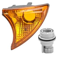 LANTERNA AMARELA DO PISCA DIANTEIRA COM SOQUETE E LENTE DO IVECO LADO ESQUERDO - LANT26BEAM-DIP