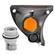 LANTERNA AMARELA DO PISCA DIANTEIRA COM SOQUETE E LENTE DO IVECO LADO ESQUERDO - LANT26BEAM-DIP