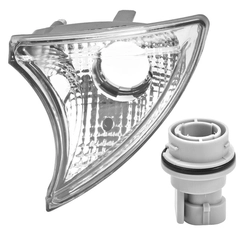LANTERNA CRISTAL DO PISCA DIANTEIRA COM SOQUETE E LENTE DO IVECO LADO ESQUERDO - LANT26BECR-DIP