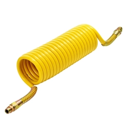 FLEXÍVEL AMARELO DE LIGAÇÃO CAVALO/CARRETA DO SISTEMA DE AR COM TRAMA DE 6500MM E M16 - FLEX04A-DIP