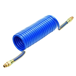 FLEXÍVEL AZUL DE LIGAÇÃO CAVALO/CARRETA DO SISTEMA DE AR COM TRAMA DE 5000MM E M16 - FLEX05A-DIP