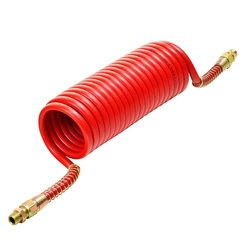 FLEXÍVEL VERMELHO DE LIGAÇÃO CAVALO/CARRETA DO SISTEMA DE AR COM TRAMA DE 5000MM E M16 - FLEX06A-DIP