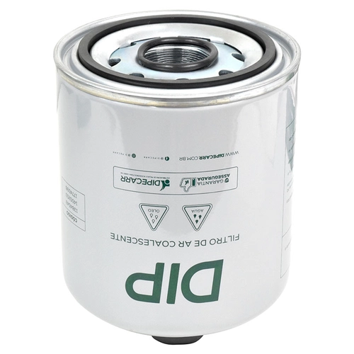 FILTRO DESUMIDIFICADOR DO SISTEMA DE AR COMPRIMIDO DO SCANIA QUE RETÉM ÁGUA E ÓLEO - FIDE03-DIP