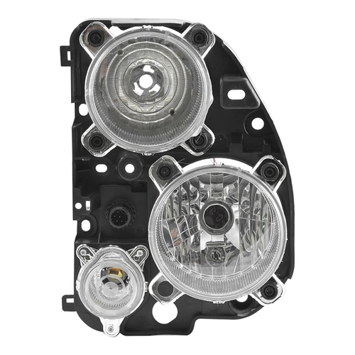 FAROL PRINCIPAL DE LÂMPADA SEM MOLDURA EXTERNA DO MERCEDES BENZ ACTROS COM DIRECIONAL DO LADO DIREITO - FARO58A-D-DIP