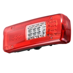 LANTERNA TRASEIRA DE LED SEM VIGIA COM SIRENE DE RÉ E CONECTOR DE 8 VIAS DO IVECO LADO DIREITO - LANT240B-D-DIP