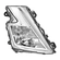 FAROL PRINCIPAL DE LÂMPADA COM DRL E CONECTOR DE 7 VIAS DO VOLVO LADO DIREITO - FARO131A-D-DIP