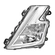 FAROL PRINCIPAL DE LÂMPADA COM DRL E CONECTOR DE 7 VIAS DO VOLVO LADO ESQUERDO - FARO131A-E-DIP