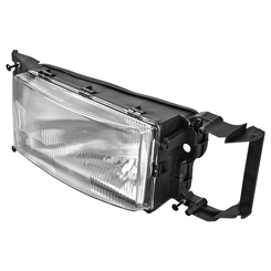 FAROL PRINCIPAL COM SUPORTE PARA LANTERNA E PISCA DO SCANIA LADO ESQUERDO - FARO02B-E-DIP