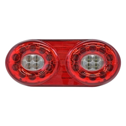 LANTERNA MODULAR TRASEIRA DE CONECTOR E DE LED DA RANDON DO LADO ESQUERDO COM CHICOTE DE 5 VIAS - LANT69A-E-DIP