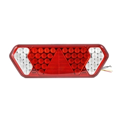 LANTERNA TRASEIRA COM 46 LEDS E CONECTOR DE 5 VIAS DAS CARRETAS GUERRA DO LADO DIREITO DE MODELO ORIGINAL - LANT43Q-D-DIP