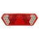 LANTERNA TRASEIRA COM 46 LEDS E CONECTOR DE 5 VIAS DAS CARRETAS GUERRA DO LADO DIREITO DE MODELO ORIGINAL - LANT43Q-D-DIP