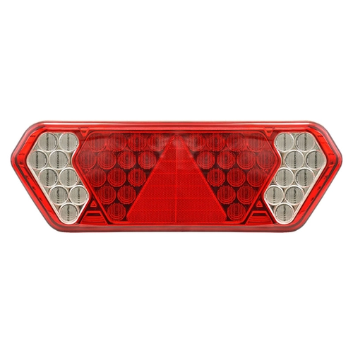 LANTERNA TRASEIRA COM 46 LEDS E CONECTOR DE 5 VIAS DAS CARRETAS GUERRA DO LADO ESQUERDO DE MODELO ORIGINAL - LANT43Q-E-DIP