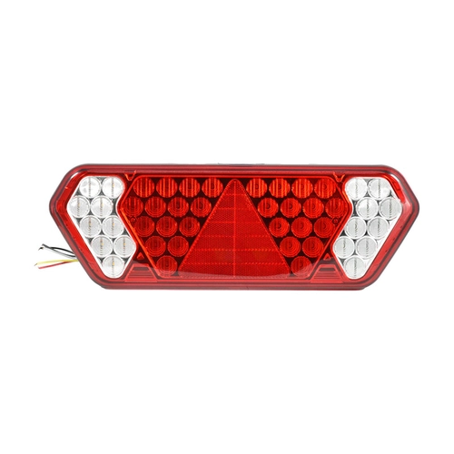 LANTERNA TRASEIRA COM 46 LEDS E CONECTOR DE 5 VIAS DAS CARRETAS GUERRA DO LADO ESQUERDO DE MODELO ORIGINAL - LANT43Q-E-DIP