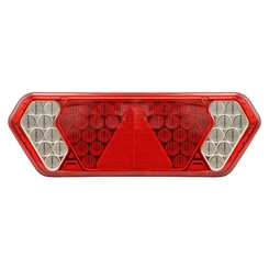 LANTERNA TRASEIRA COM 46 LEDS E CONECTOR DE 5 VIAS DAS CARRETAS GUERRA DO LADO ESQUERDO DE MODELO ORIGINAL - LANT43Q-E-DIP