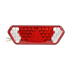 LANTERNA TRASEIRA COM 46 LEDS E CONECTOR DE 5 VIAS DAS CARRETAS GUERRA DO LADO ESQUERDO DE MODELO ORIGINAL - LANT43Q-E-DIP