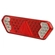 LANTERNA TRASEIRA COM 46 LEDS E CONECTOR DE 5 VIAS DAS CARRETAS GUERRA DO LADO ESQUERDO DE MODELO ORIGINAL - LANT43Q-E-DIP