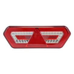 LANTERNA TRASEIRA DIAMOND III DE LED COM DIRECIONAL SEQUENCIAL DE CONECTOR DE 5 VIAS DA GUERRA LADO DIREITO - LANT76F-D-DIP