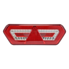 LANTERNA TRASEIRA DIAMOND III DE LED COM DIRECIONAL SEQUENCIAL DE CONECTOR DE 5 VIAS DA GUERRA LADO ESQUERDO - LANT76F-E-DIP