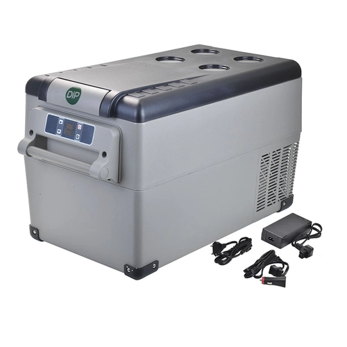 GELADEIRA PORTÁTIL DE 35 LITROS BIVOLT COM FONTE CONVERSORA DE TENSÃO 100 E 240V - GELA08A-DIP