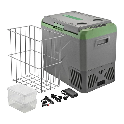 GELADEIRA PORTÁTIL DE 50 LITROS BIVOLT COM FONTE CONVERSORA DE TENSÃO 100 E 240V - GELA09A-DIP