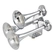 BUZINA DE TREM ELETROPNEUMÁTICA COM 3 CORNETAS E VÁLVULA DE 37MM BIVOLT CROMADA - BUZI18-DIP