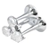 BUZINA DE TREM ELETROPNEUMÁTICA COM 3 CORNETAS E VÁLVULA DE 37MM BIVOLT CROMADA - BUZI18-DIP