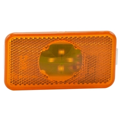 LANTERNA AMARELA DELIMITADORA PARA CONECTOR DE 2 VIAS E LED DO VOLVO - LANT104B-DIP