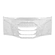 GRADE FRONTAL SUPERIOR DE FIBRA DA CABINE DO IVECO - GRAD76-DIP