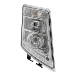 FAROL PRINCIPAL COMPLETO PISCA E FAROL DE LÂMPADA COM DRL DE LED E DE 6 VIAS SEM LENTE ÓPTICA DO VOLVO LADO DIREITO - FARO40G-D-DIP