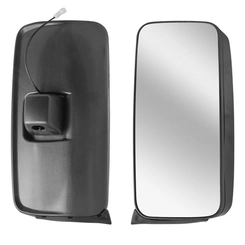 RETROVISOR PRINCIPAL MANUAL SEM AUXILIAR COM DESEMBAÇADOR E KIT DE FIXAÇÃO DO MERCEDES BENZ LADO ESQUERDO - RETR18-E-DIP