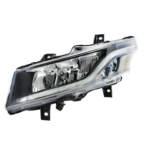 FAROL PRINCIPAL DE LED COM REGULAGEM DE ALTURA MANUAL E LUZ DIURNA SEM MÓDULO DO IVECO LADO ESQUERDO - FARO144-E-DIP